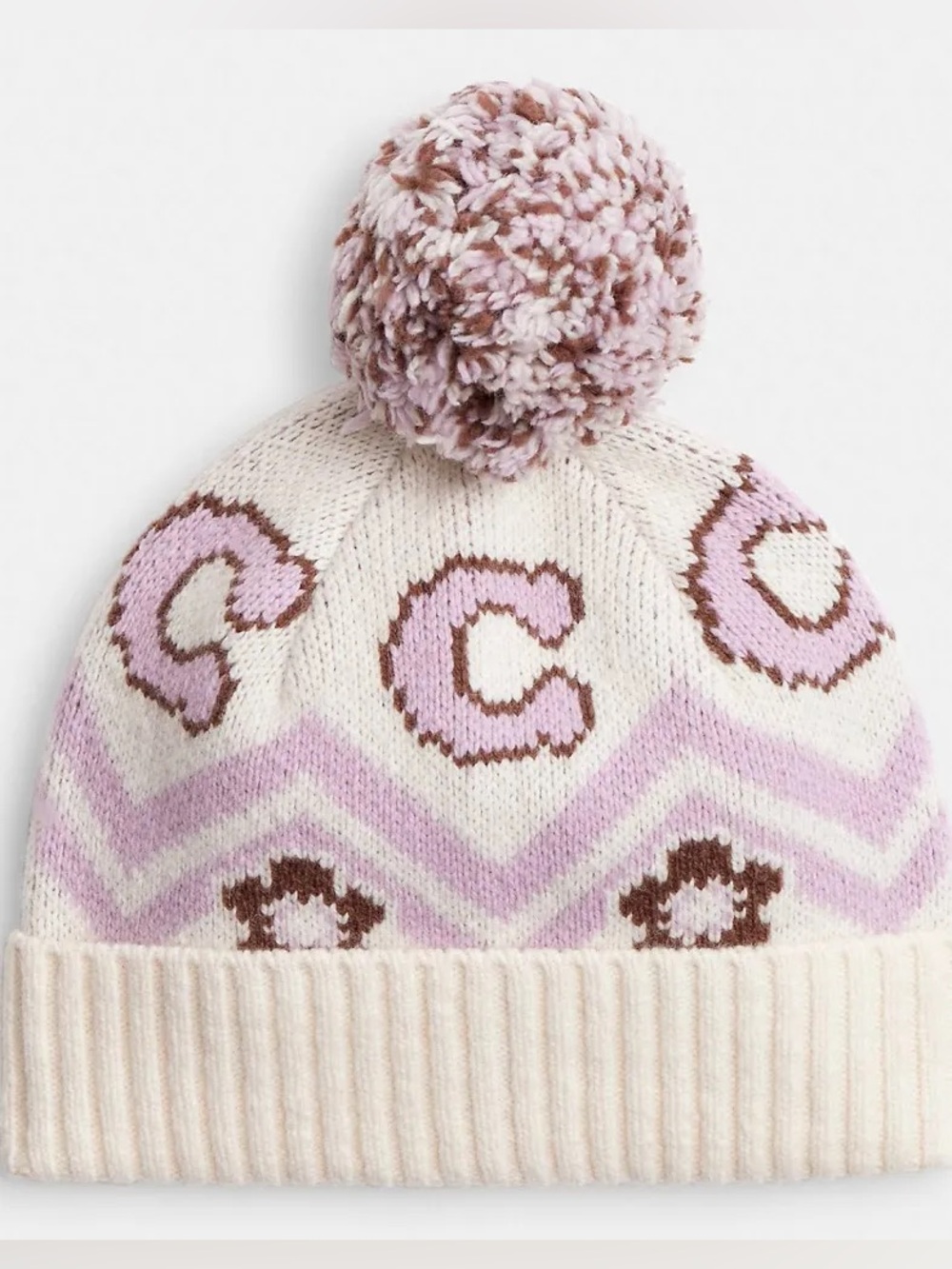 Coach Fair Isle Knit Beanie‎